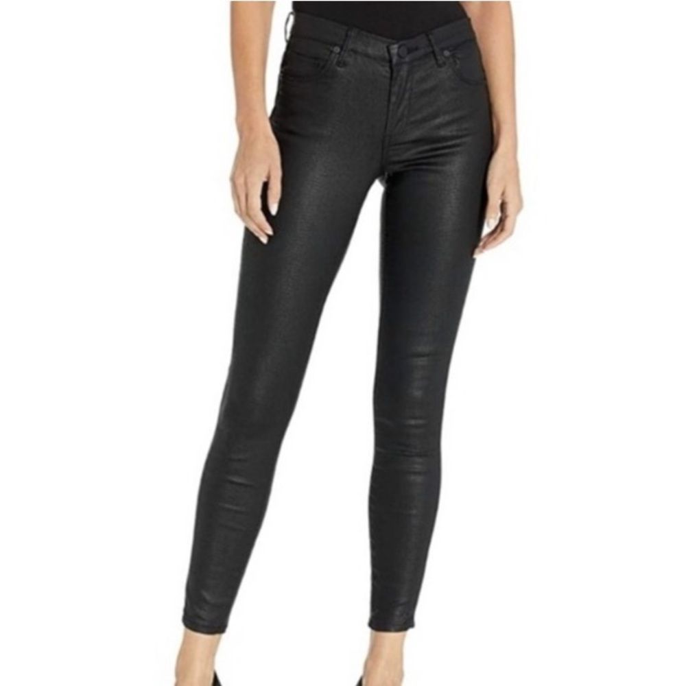 Blank Nyc The Bond Faux Leather Mid Rise Skinny Pants Size 24